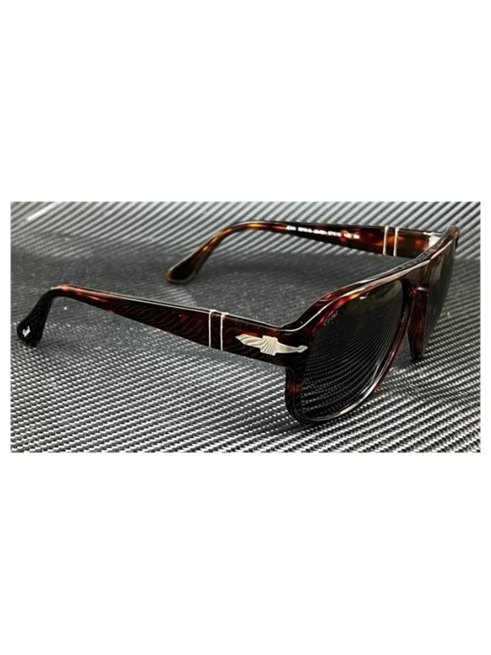 New Persol Men Brown Havana Sunglasses 57-18-145